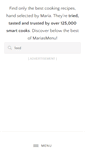 Mobile Screenshot of mariasmenu.com